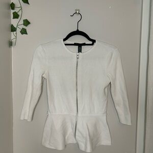 Ralph Lauren Cream Zip-Up Jacket